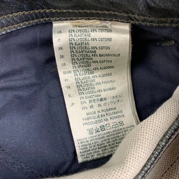 Diesel Men Pants 40x30 Blue Camo Denim Jogger Jeans Narrot CB-NE Stretch Tapered - Picture 11 of 15